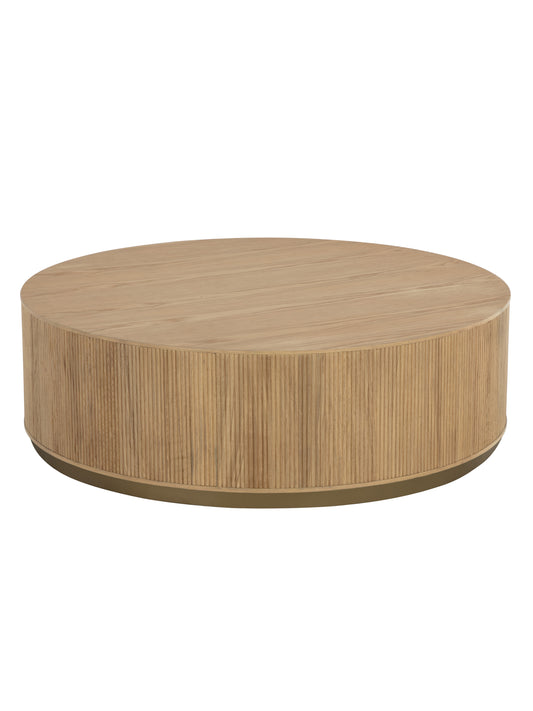 Florence Oak Round Coffee Table 112cm