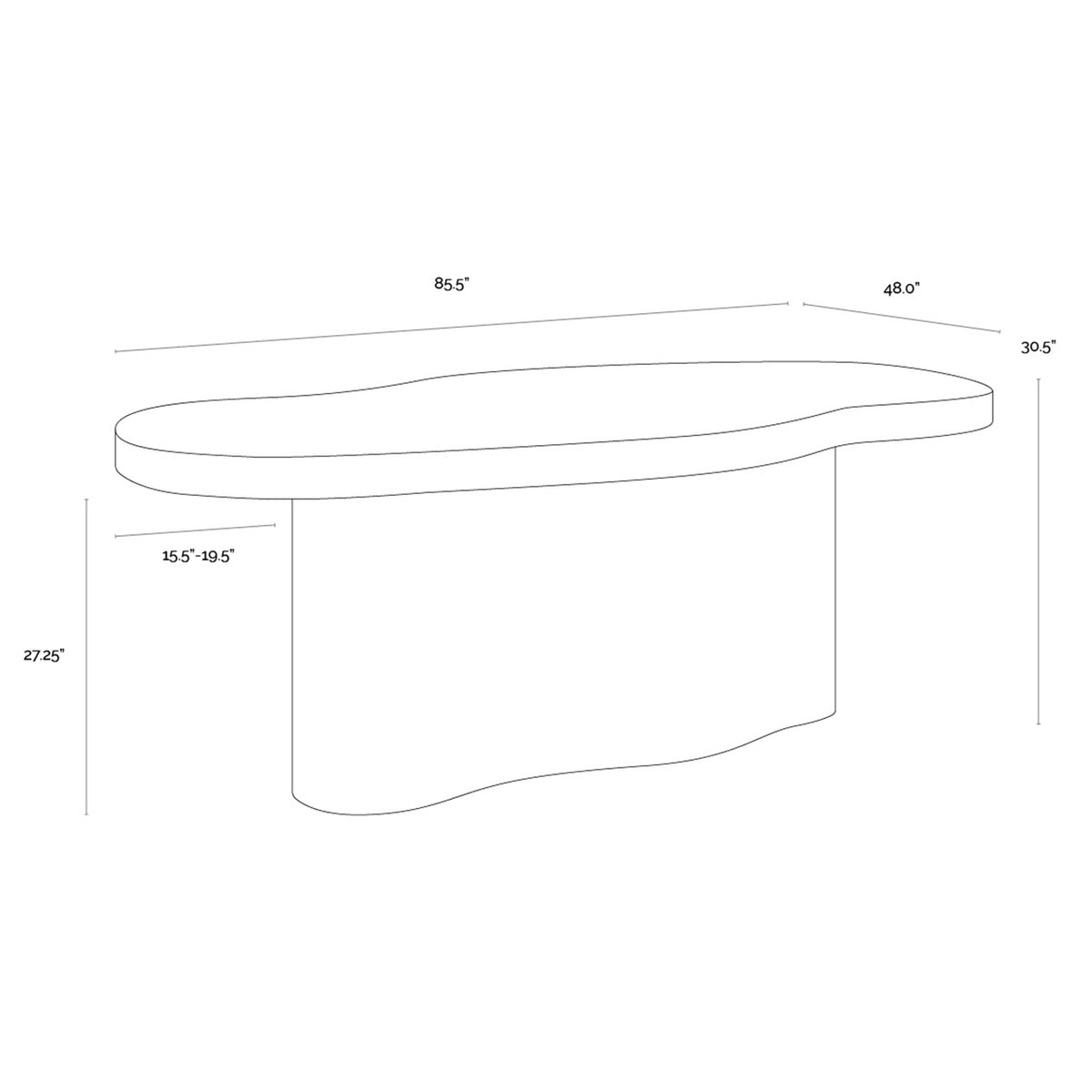Islay Dining Table 220cm