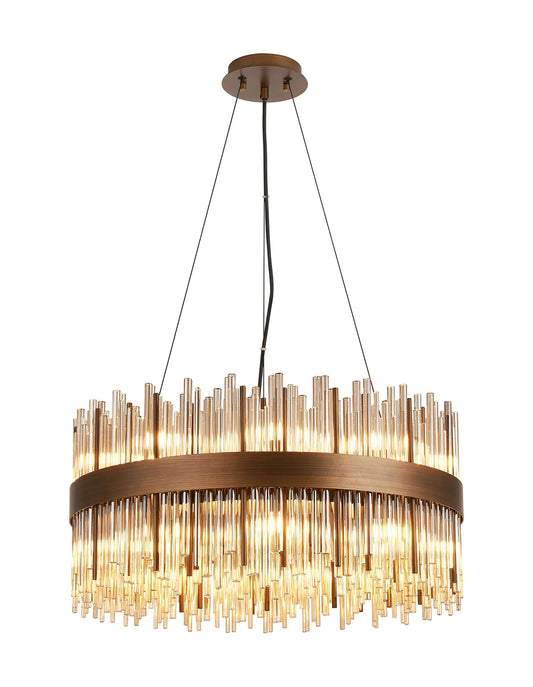 Talia Bronze 60cm Chandelier
