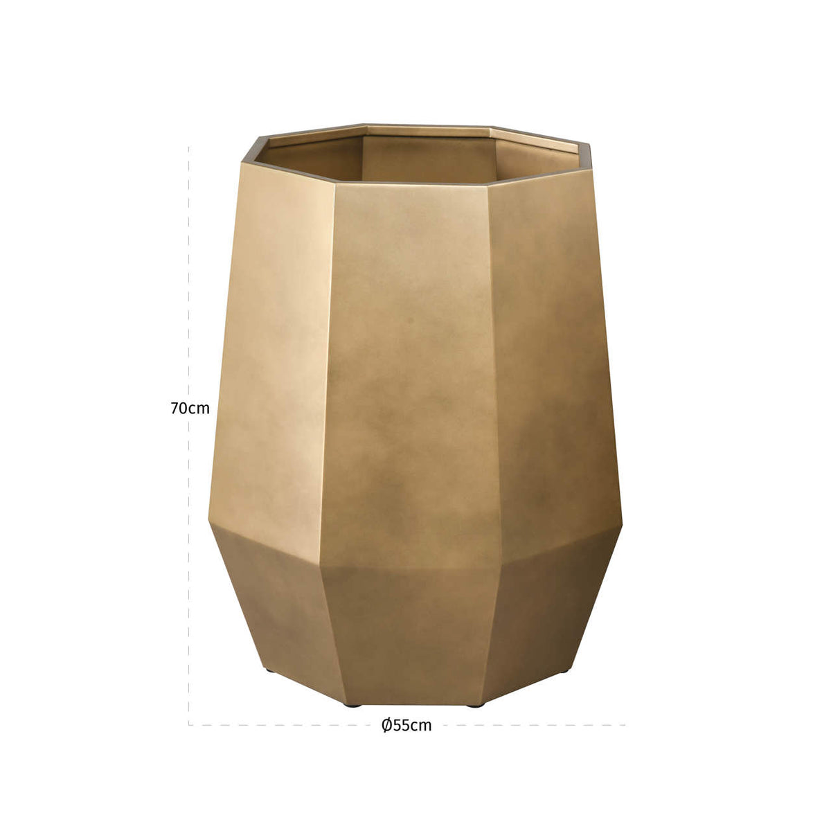 Axton Bronze Gold Large Planter