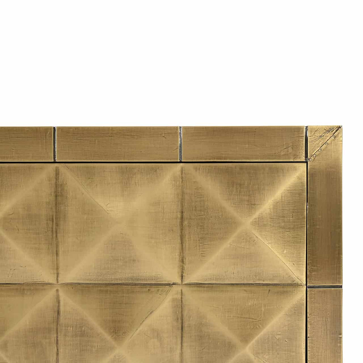 Collette Brushed Gold Media Unit