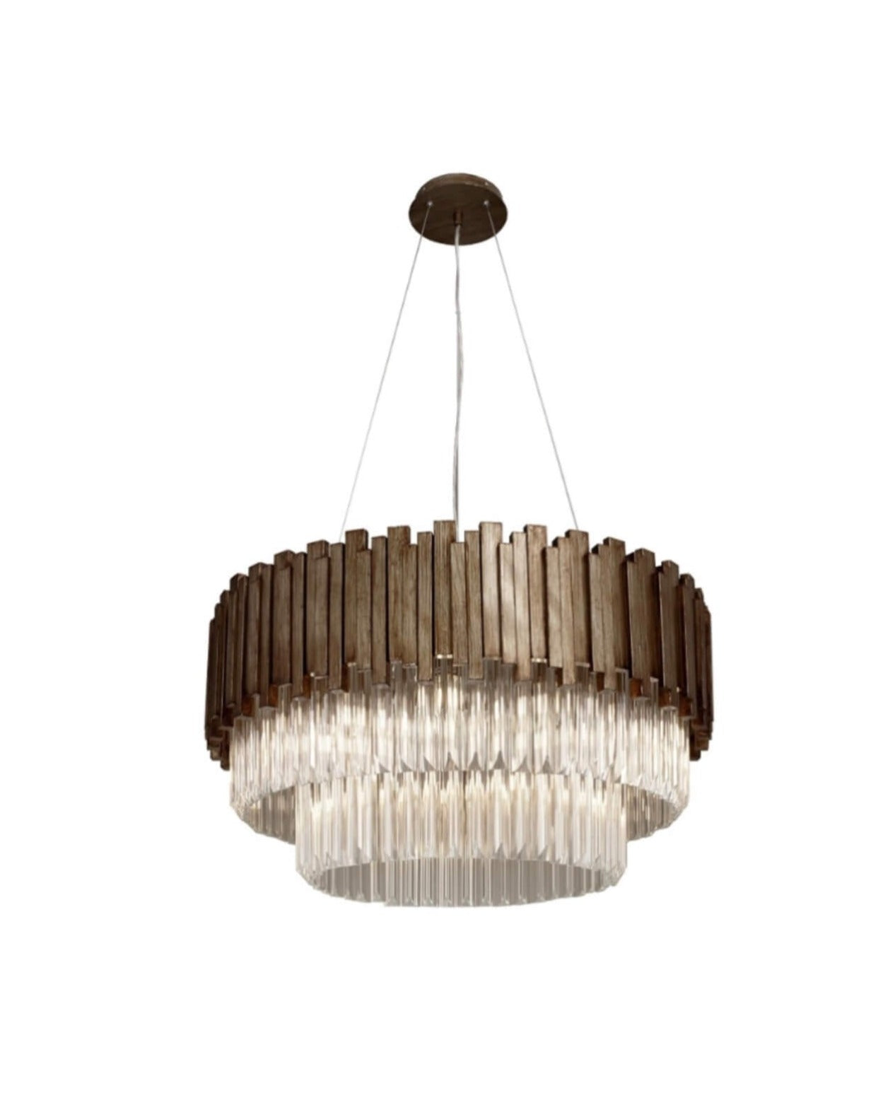 Antique Gold Finish 80cm Chandelier