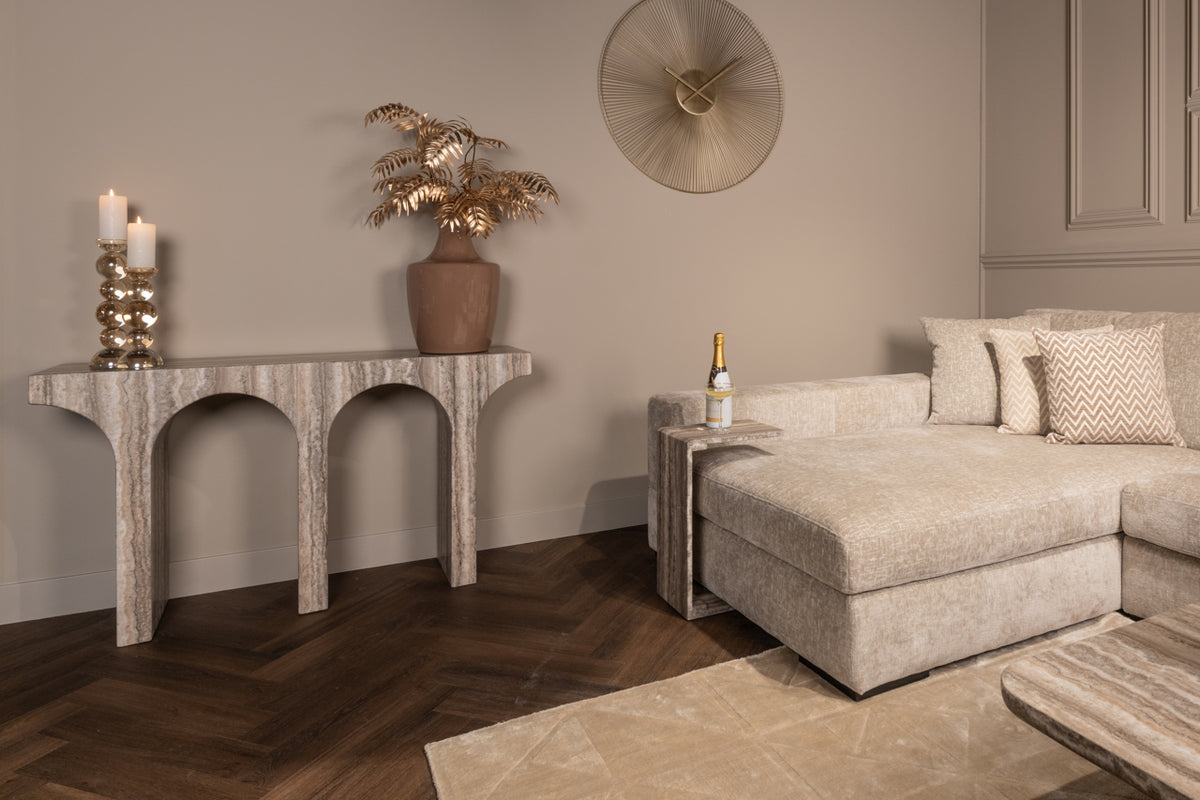Dulcie Grey Sofa Side Table