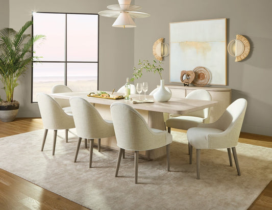 Porto Light Oak Extending Dining Table