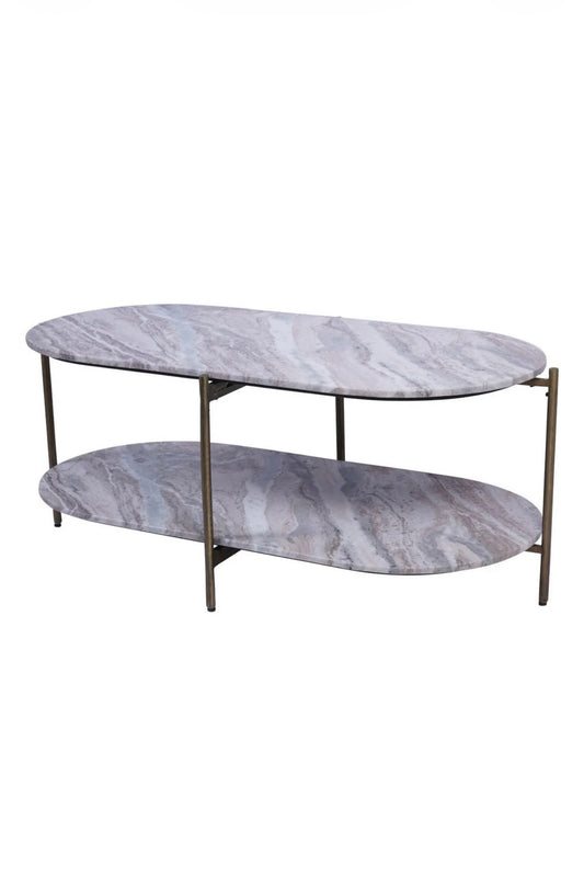 Marble Oval Coffee Table