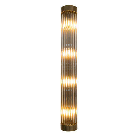Antique Brass Finish Long Wall Lamp