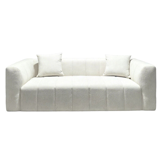 Alba Natural Textured 3 Seater Sofa