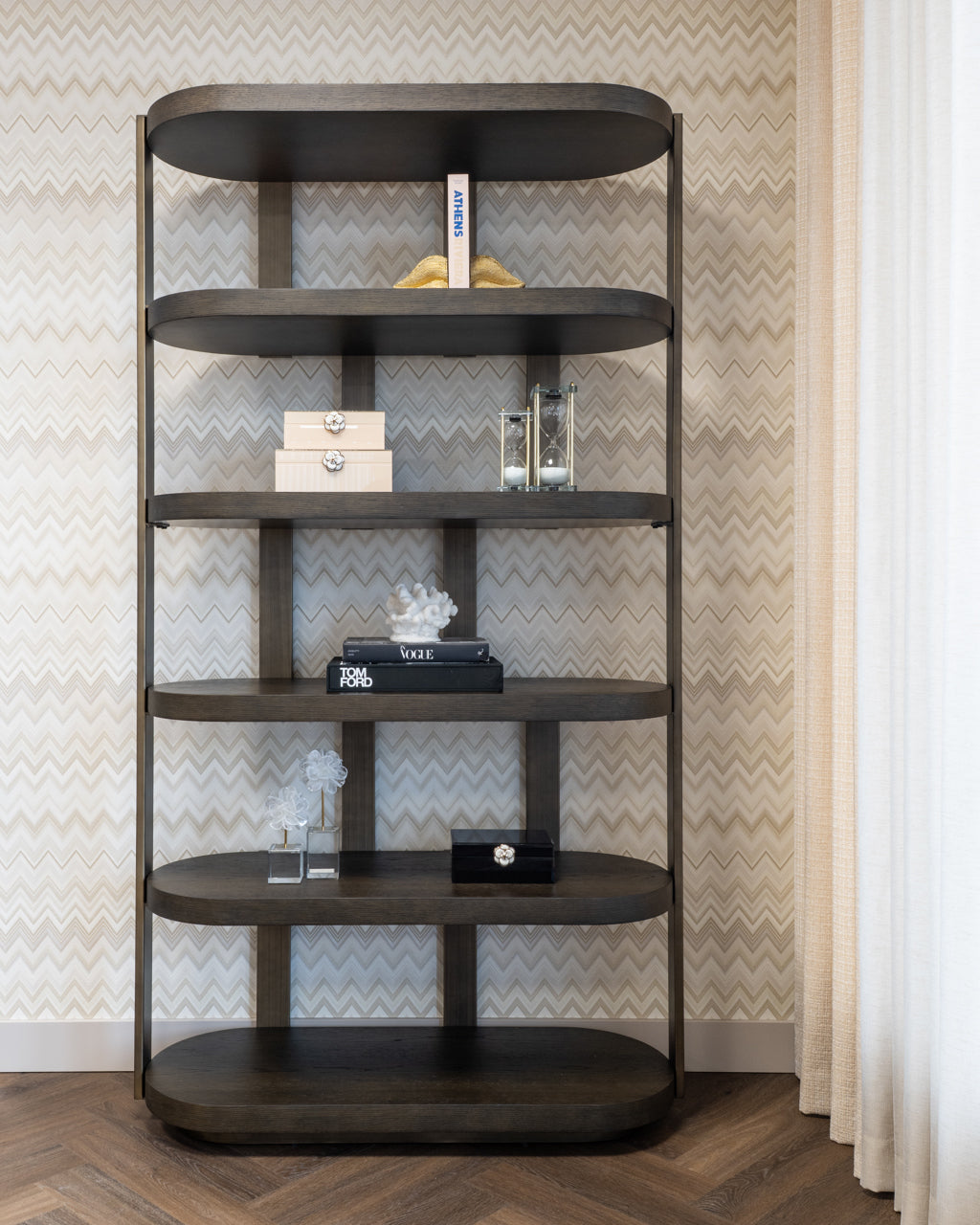 Ellsworth Brown Display Cabinet