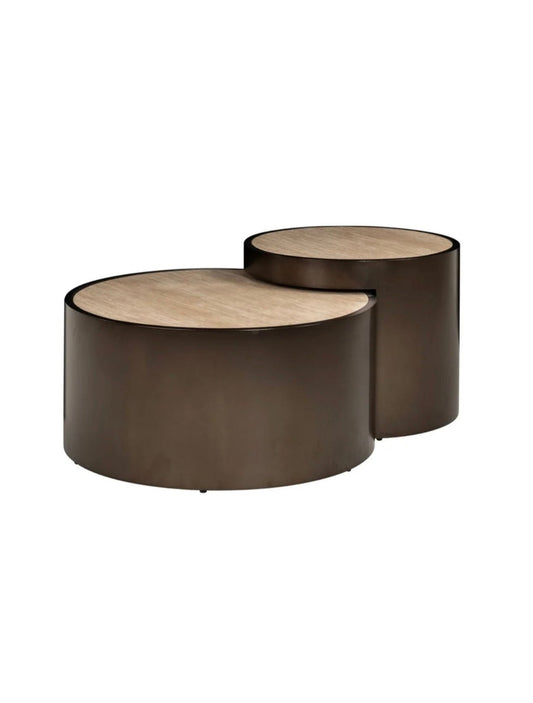 Bronze Set Of 2 Coffee Table