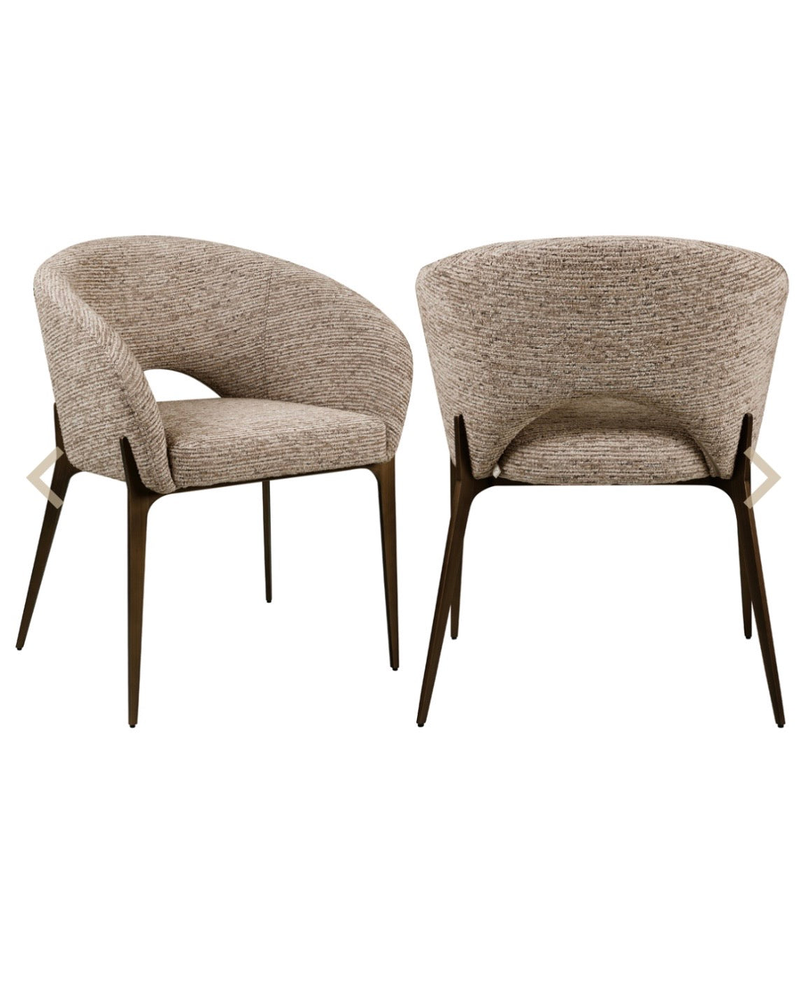 Aurelia Luxe Mocca Dining Chair