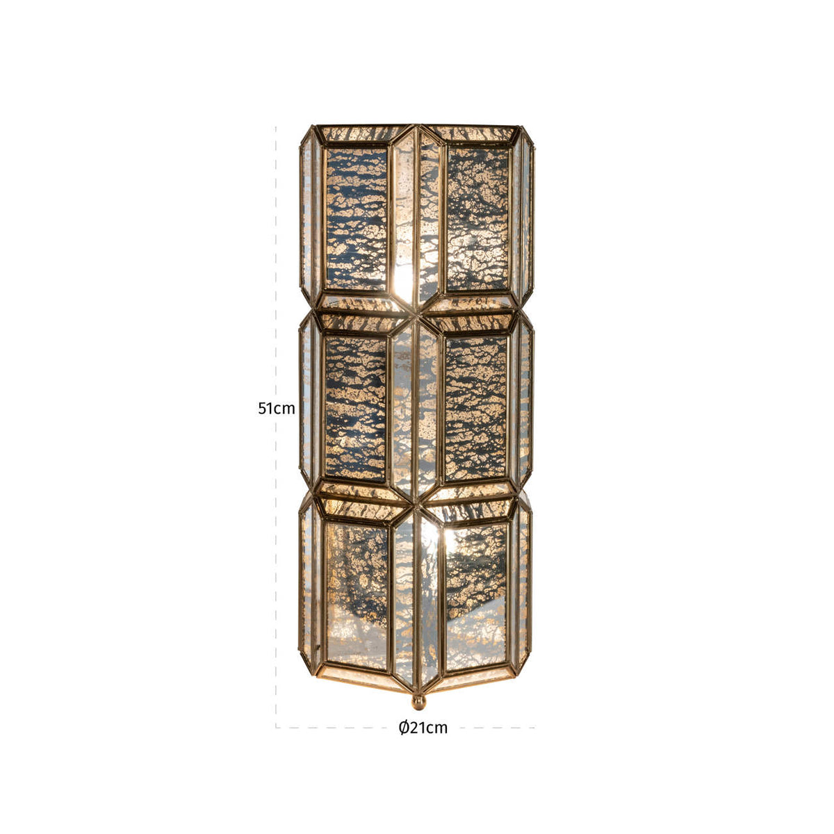 Yara Antique Brass Table Lamp