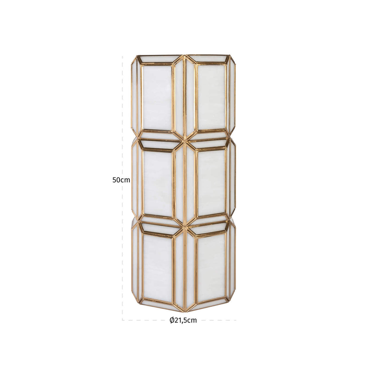 Emmeline Antique Brass Large Hurricane Lantern