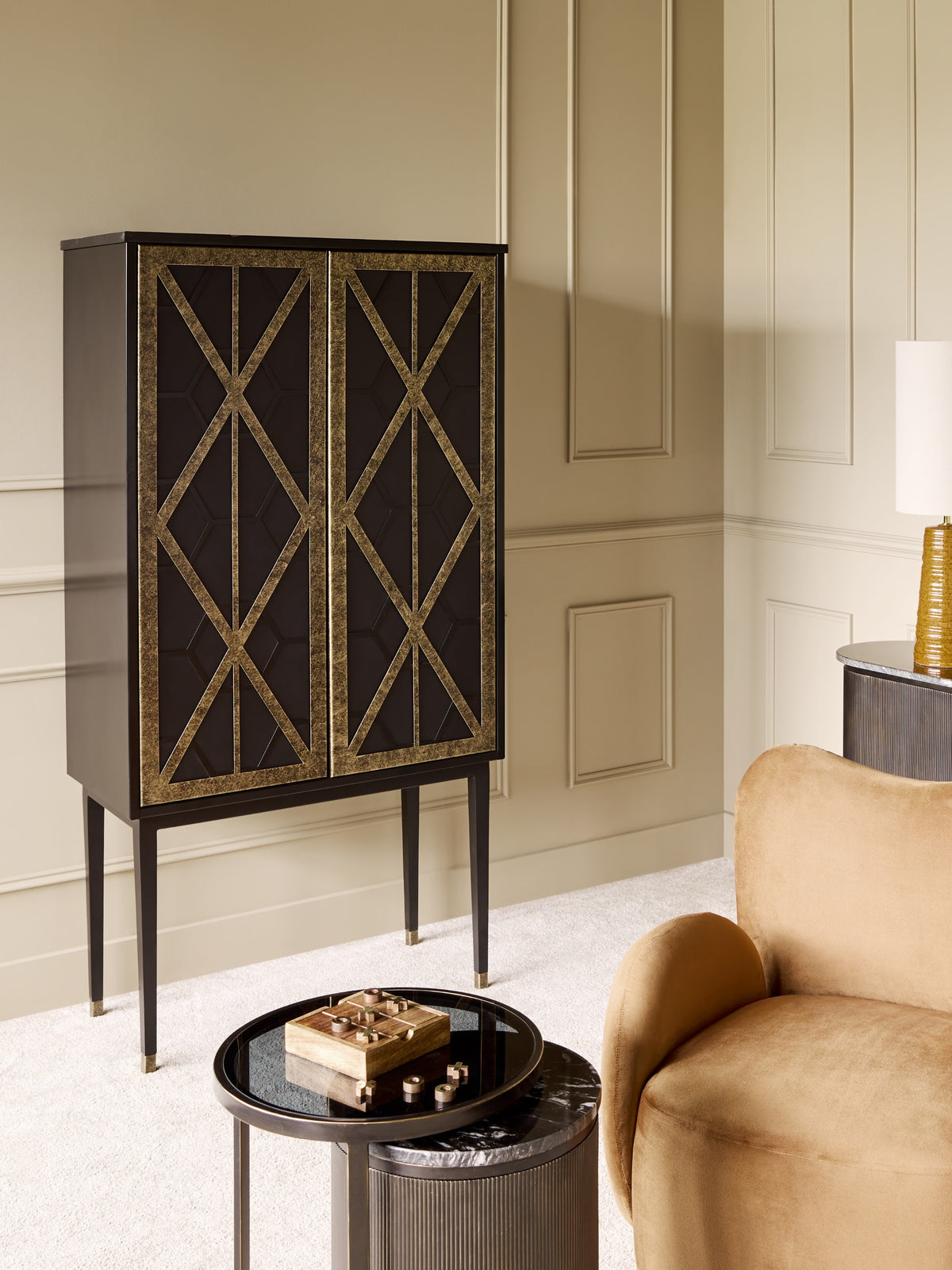 Sheridan Fretwork Bar Cabinet