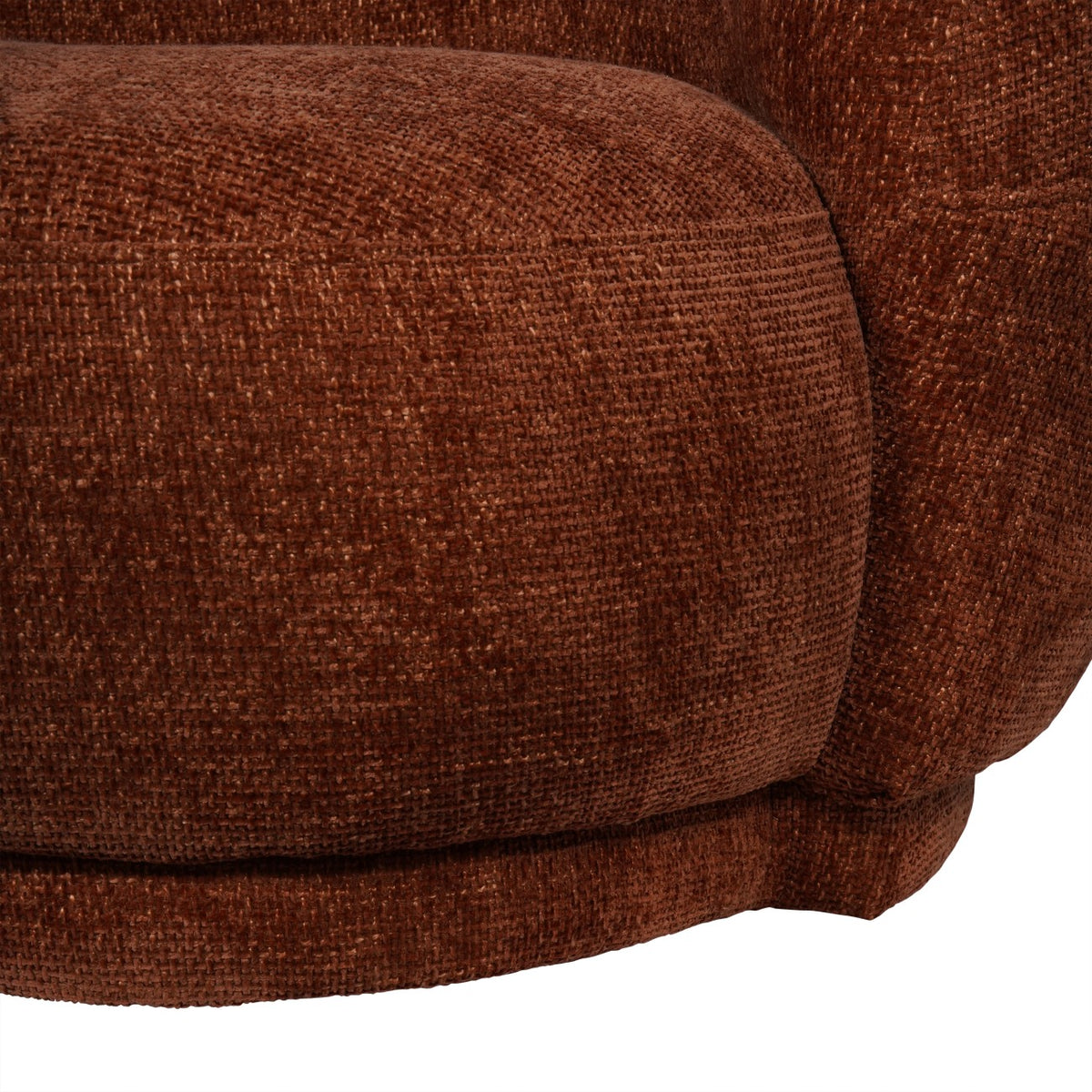 Marlowe Curved Sofa Terracotta