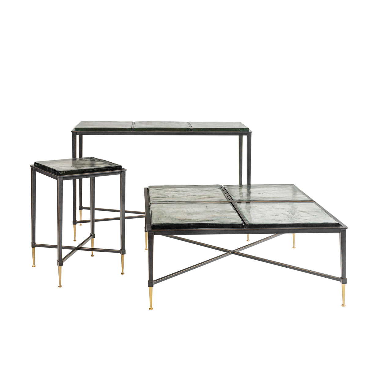 Rosalind Square Glass Coffee Table