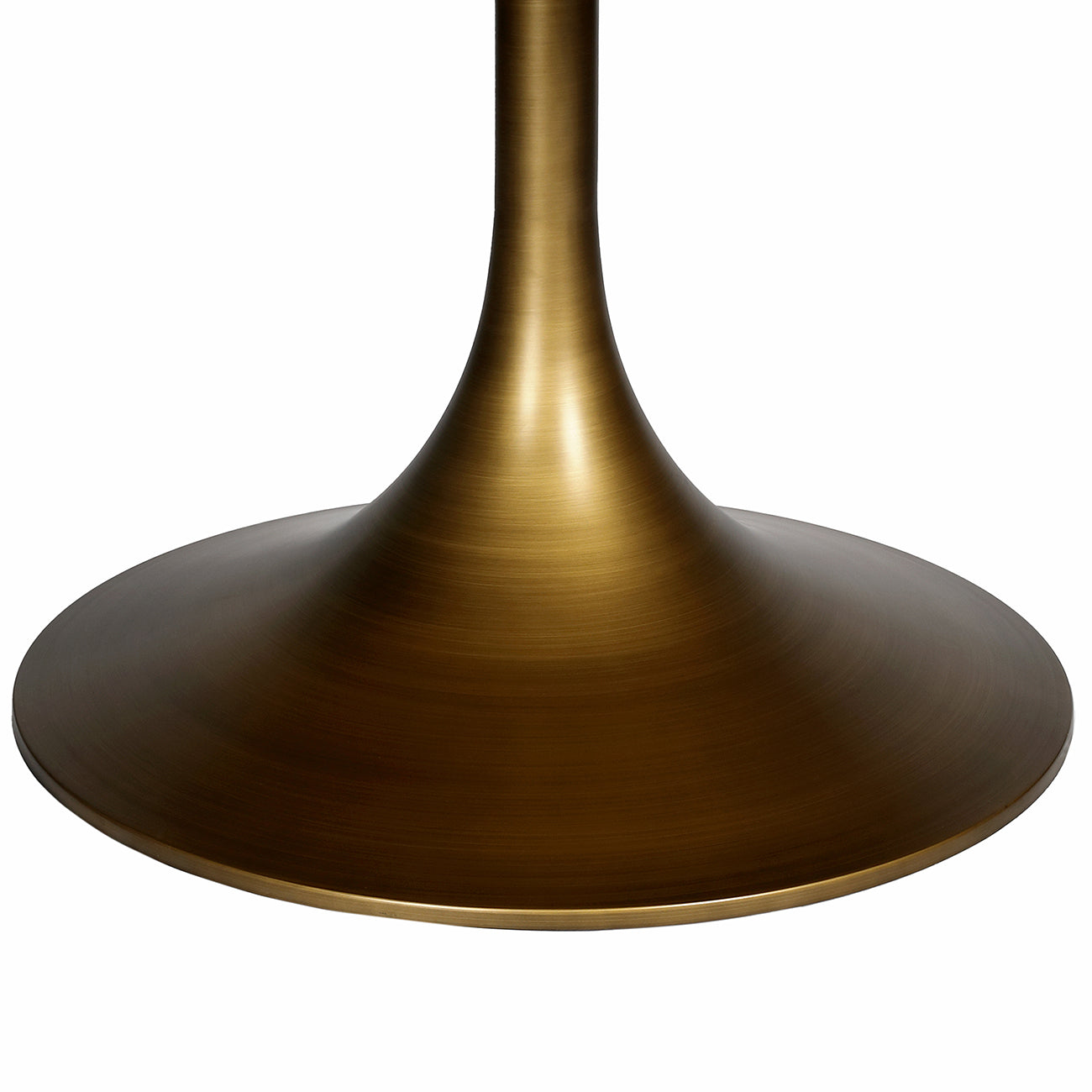 Brushed Antique Brass Dining Table