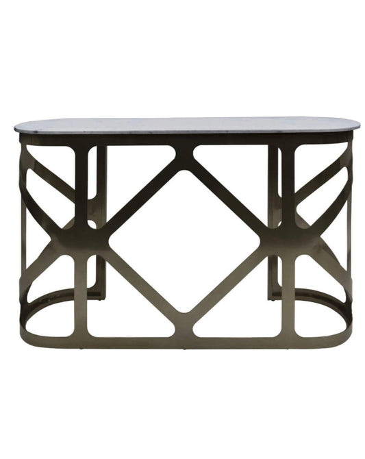 Black Finish Console Table