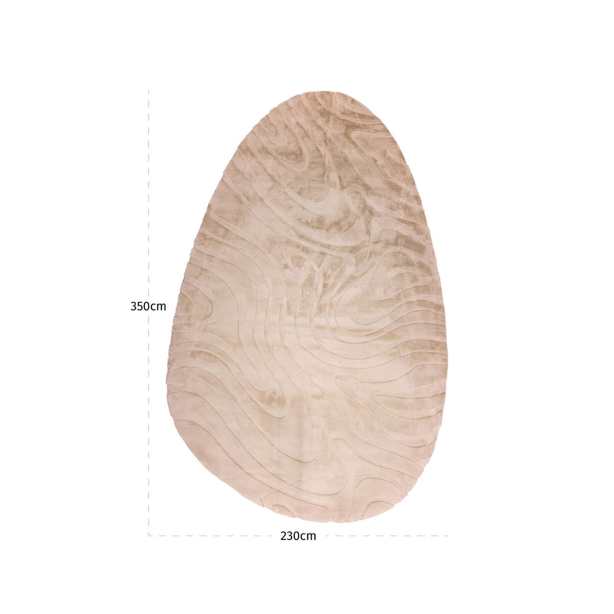Svea Beige Pebble Rug