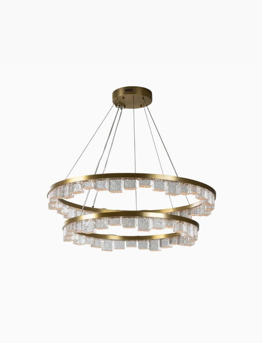 Bespoke Opulent Crystal Tiered Chandelier