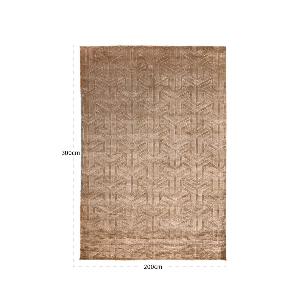 Arlo Taupe Rug 200x300cm