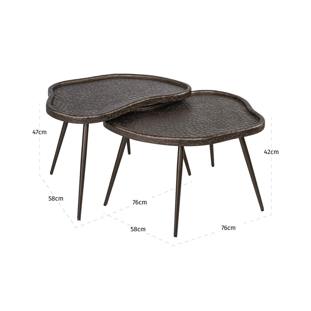 Bramble Bronze Coffee Table Set