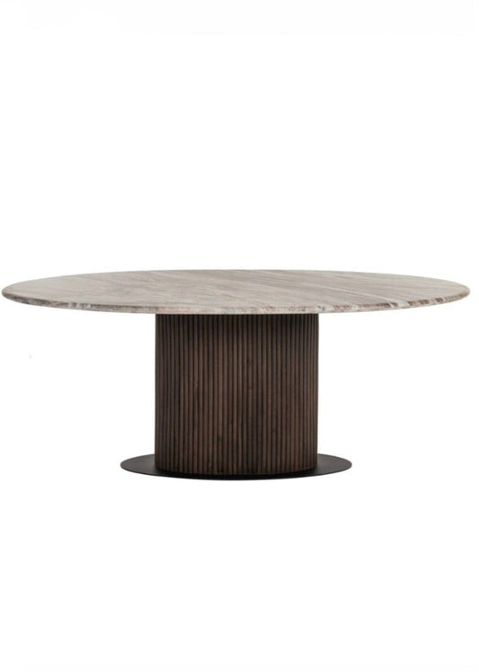 Oval Toronto Marble Dining Table