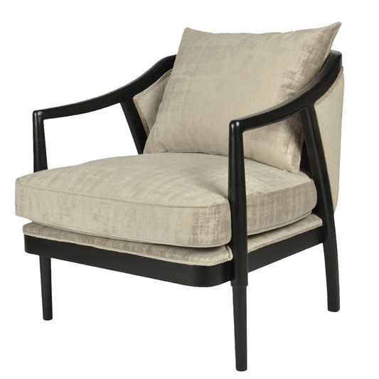 Luxe Mushroom Occasional Chair