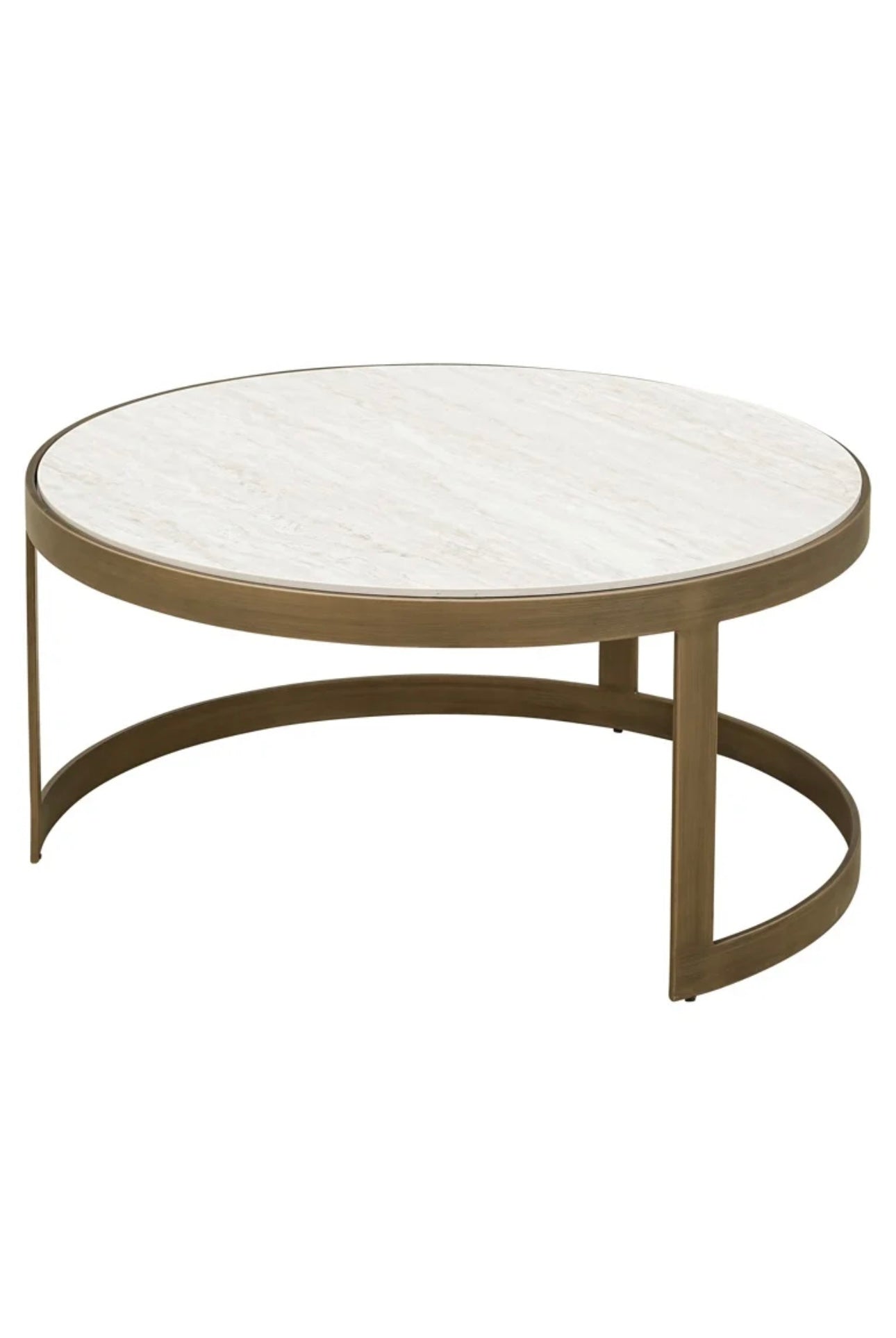 Suede Ribbed Coffee Table