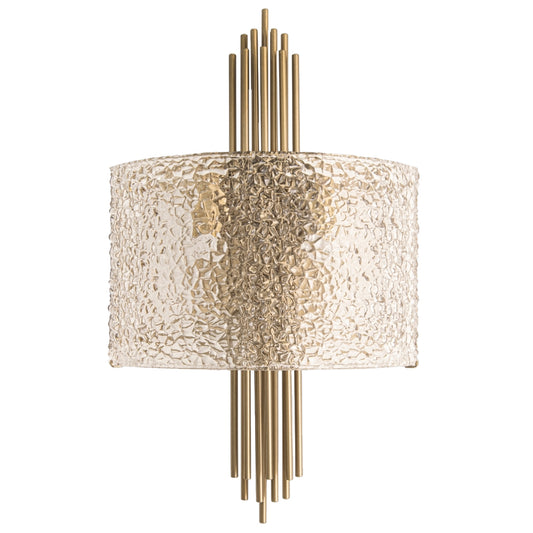 Textured Brass Wall Light