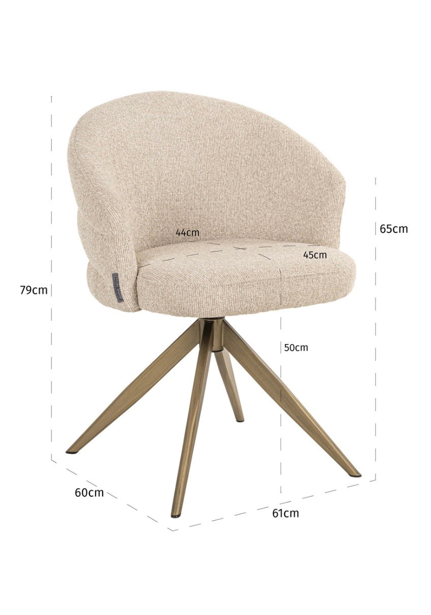 Leila Swival Dining Chair