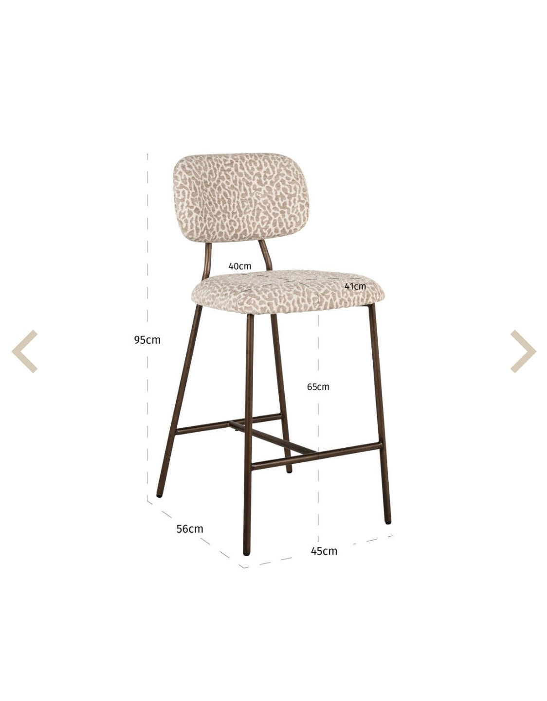 Sandstone Barstool Set of 2