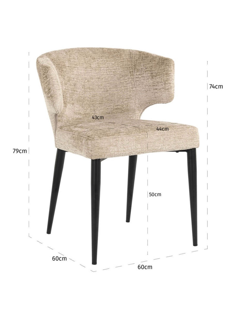 Desert Beige Dining Chair