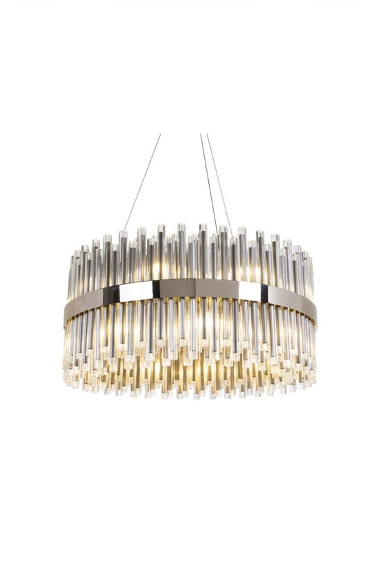 Luxury Nickel Glass Chandelier