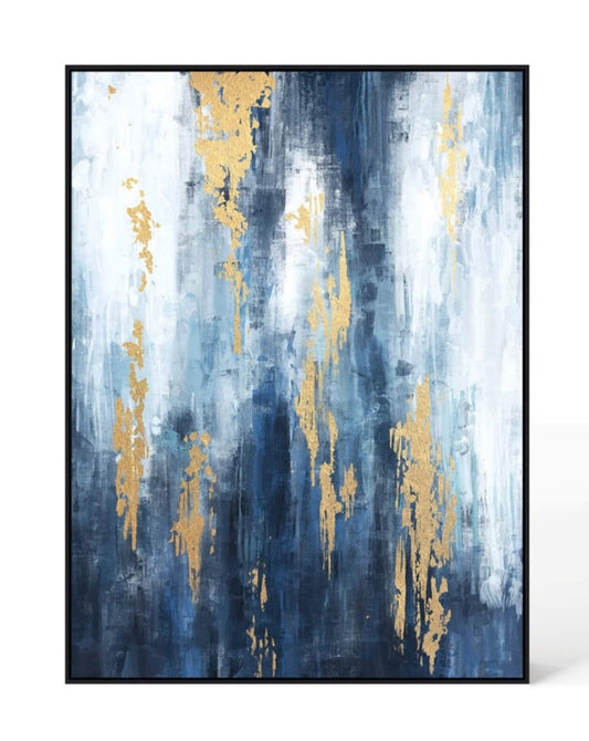 Ocean Hand Finished Abstract Canvas