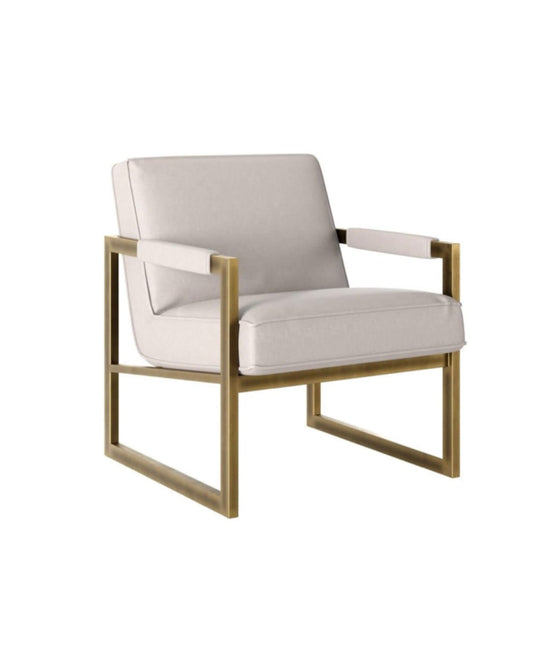 Clay Chenille Occasional Chair