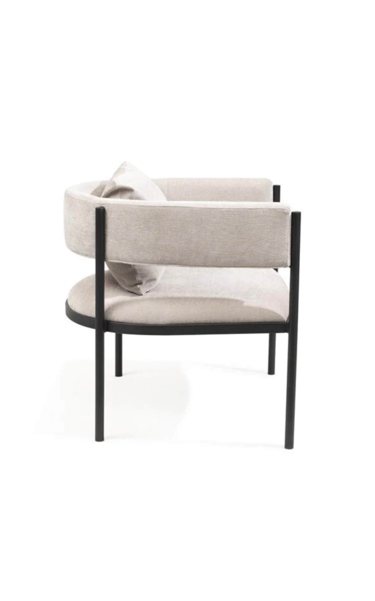 Tommy Franks Envie I Lounge Chair - Giselle Grey Beige