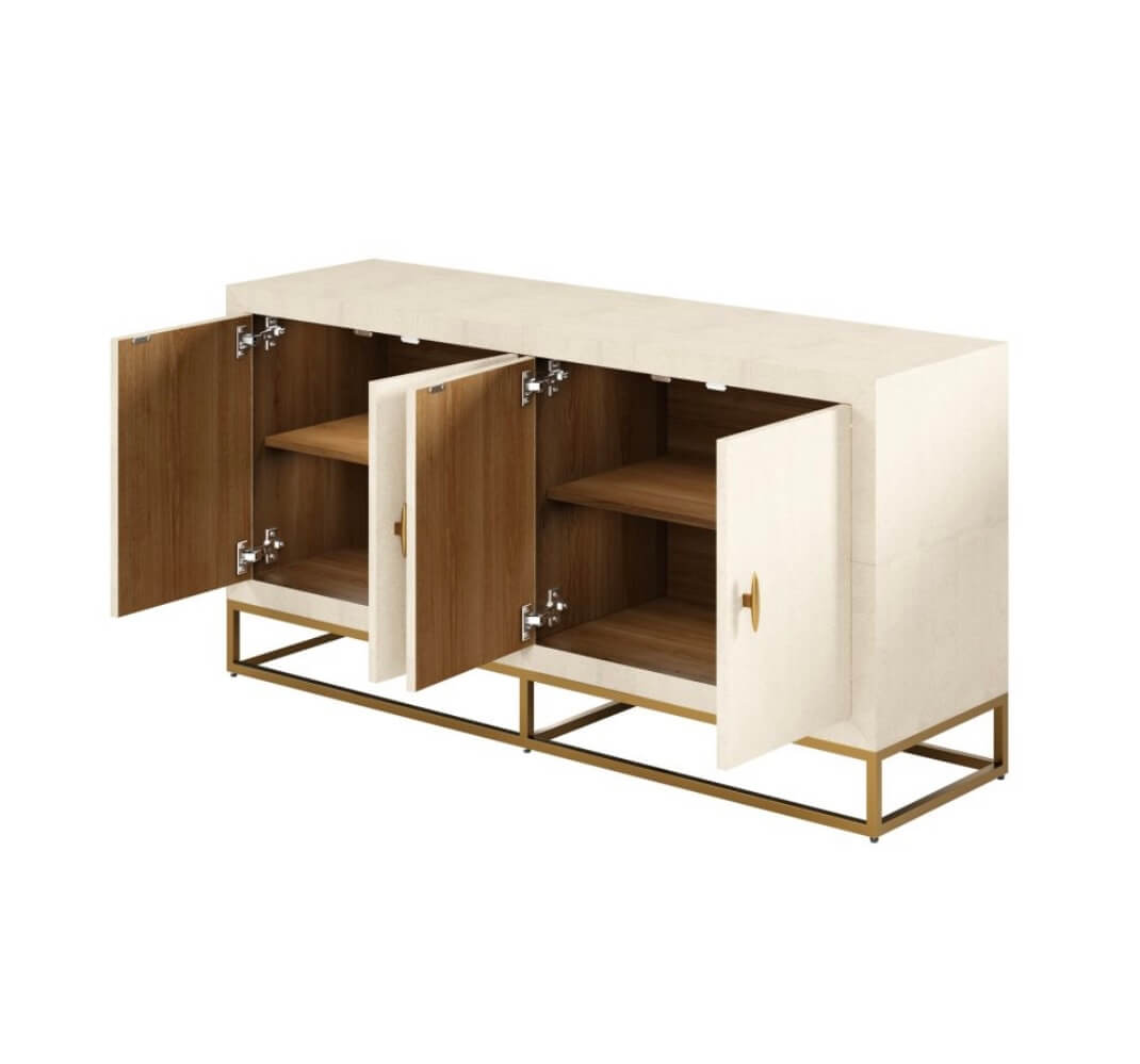 Ivory Shagreen Sideboard