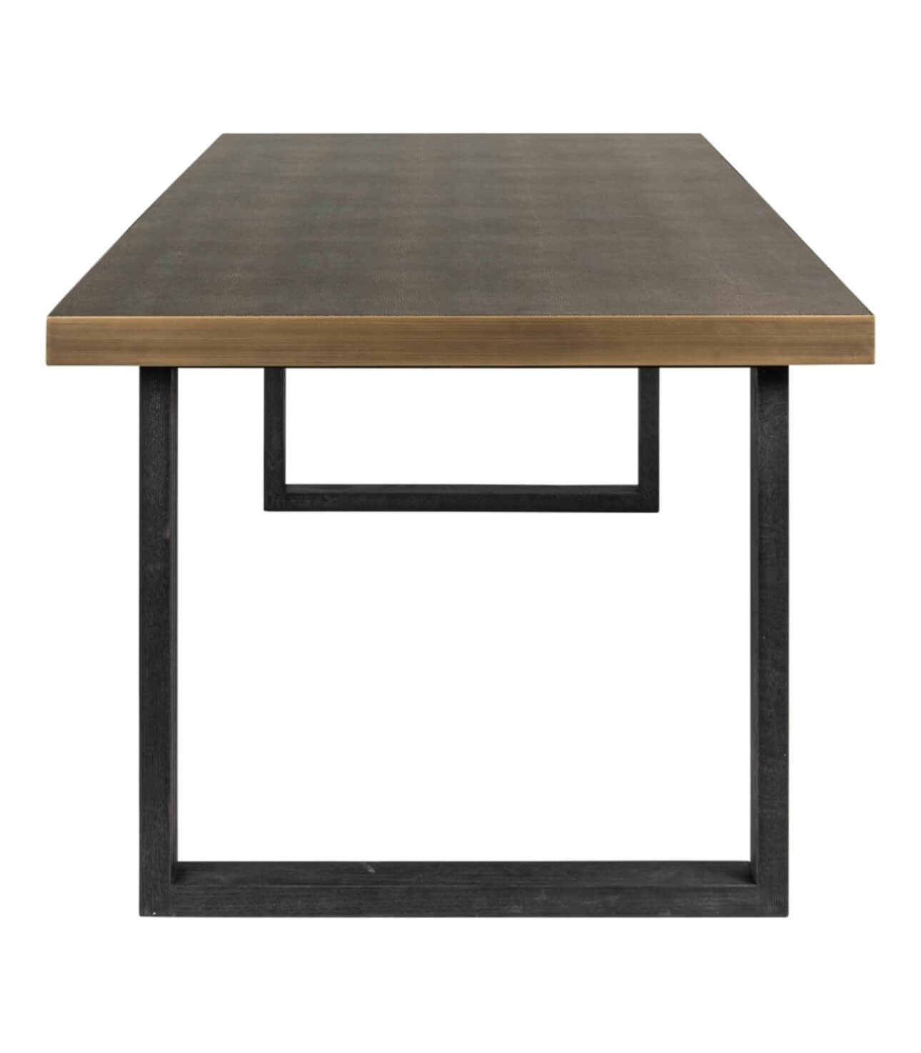 Textured Brass Dining Table 200