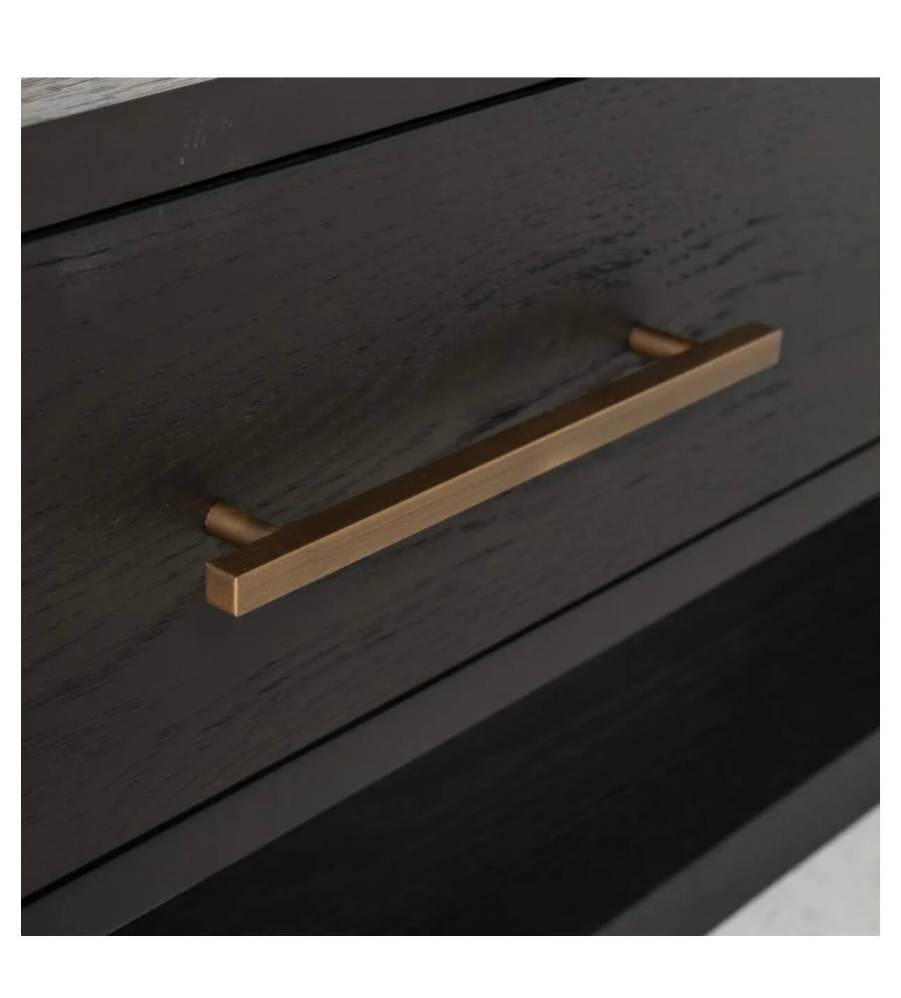 Dark Coffee Brass Media Unit