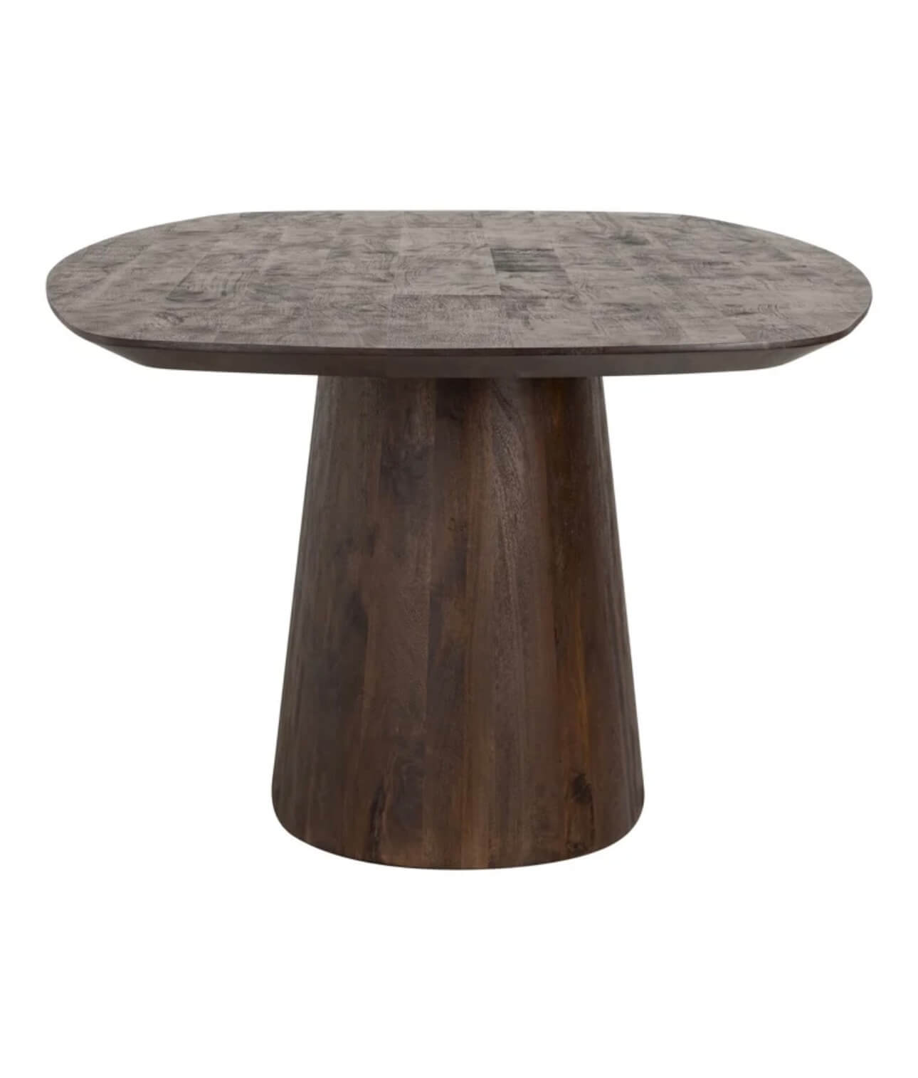 Mango Dark Brown Oval Dining Table