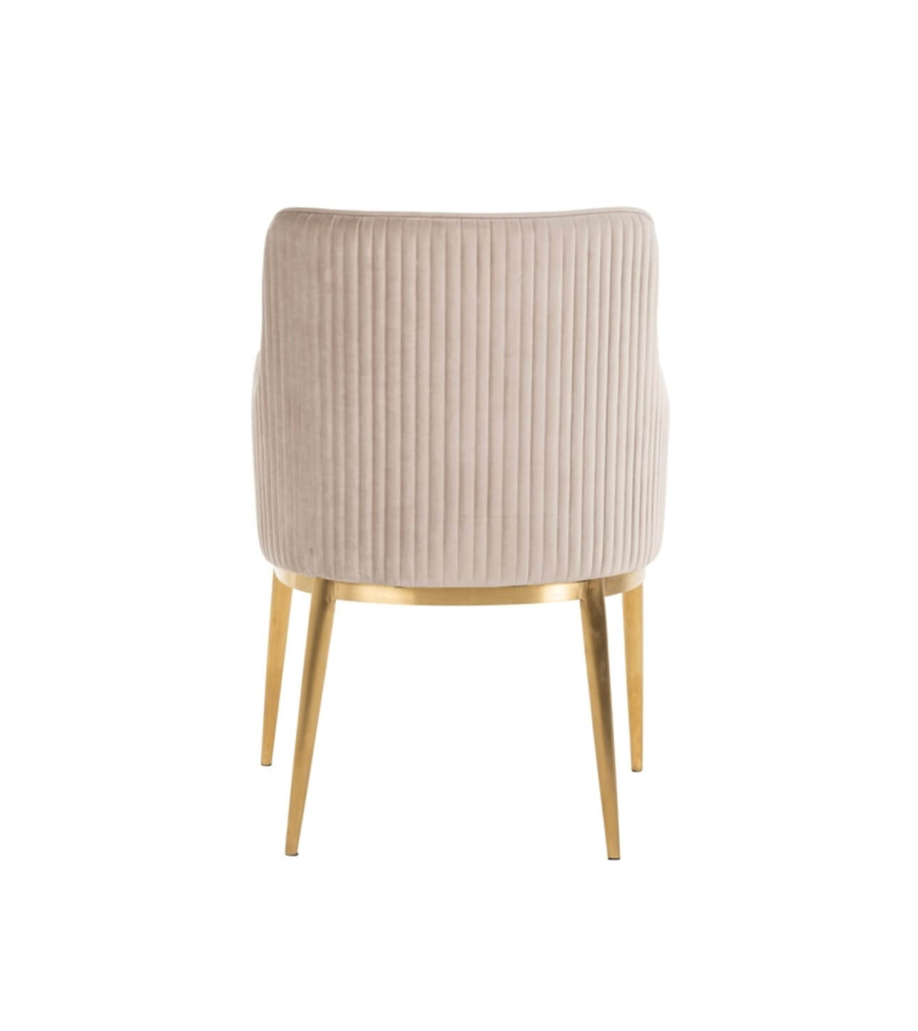 Luxe Mink Velvet Dining Chair