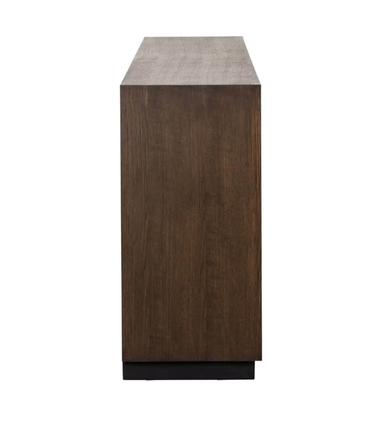 Brown Oak Veneer Sideboard