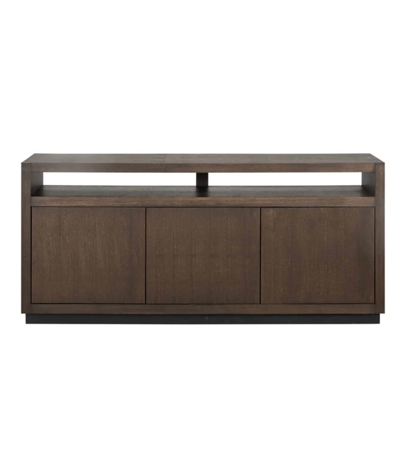 Brown Oak Veneer Sideboard