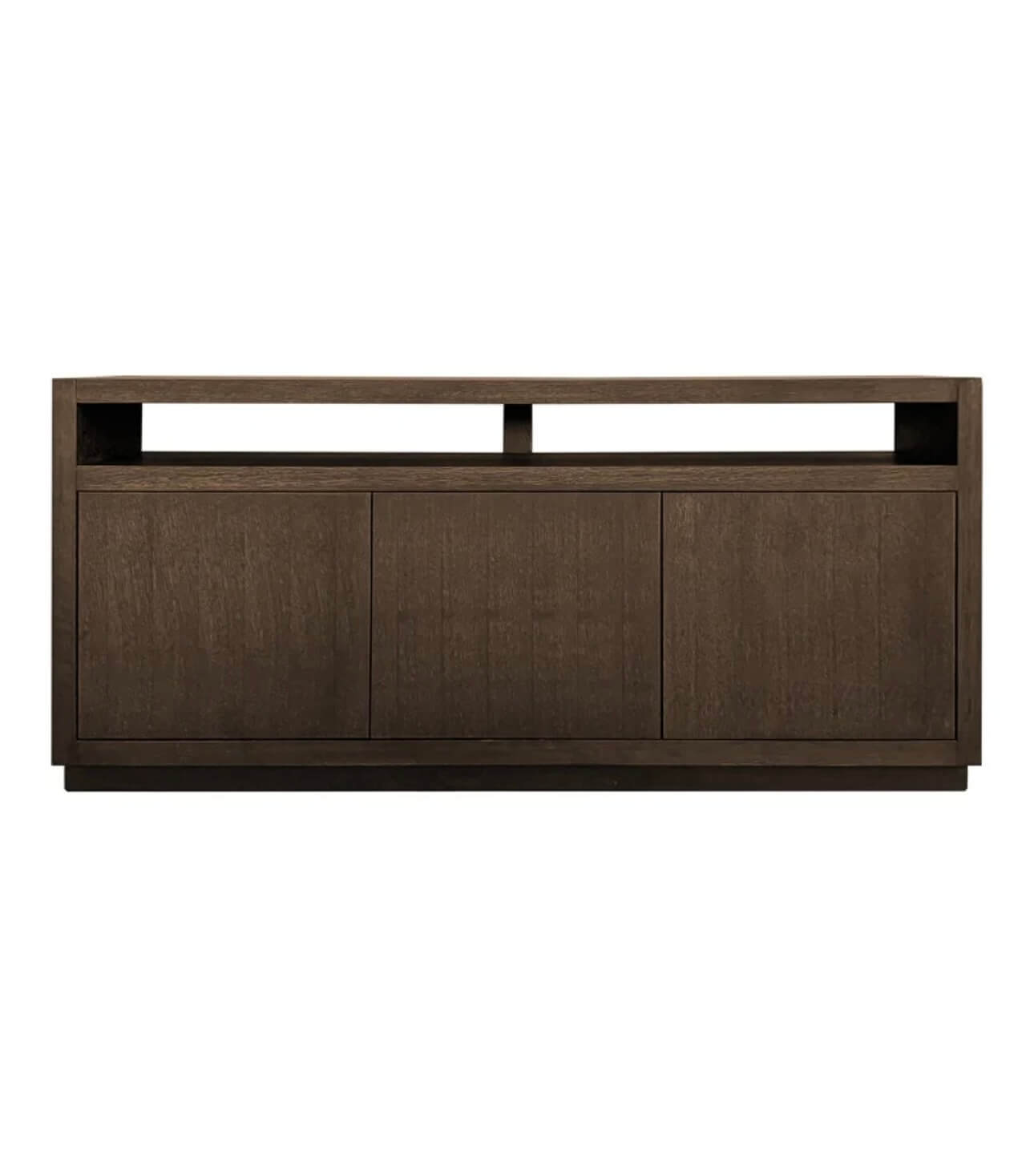 Brown Oak Veneer Sideboard