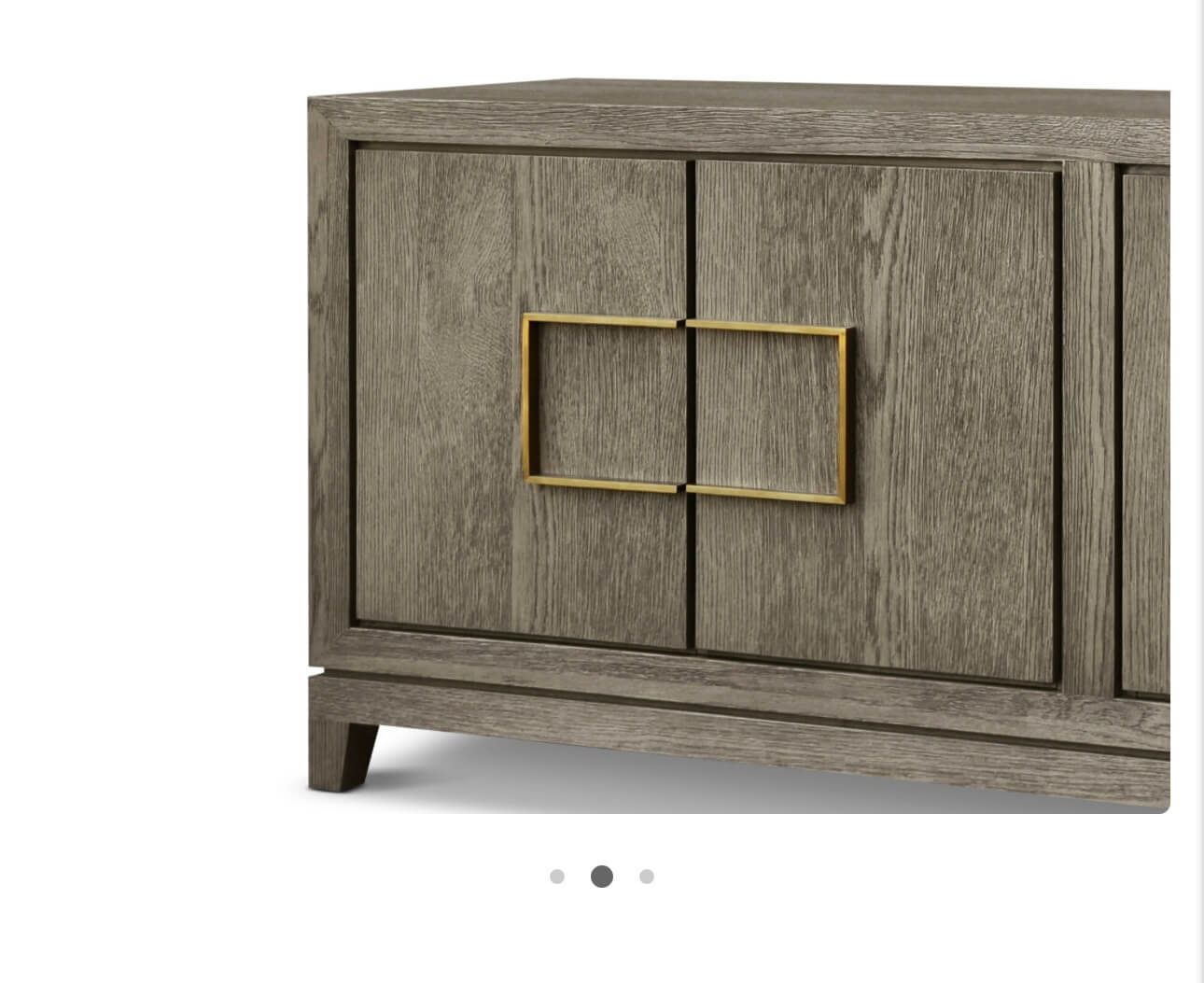Textured Taupe Oak Veneered Sideboard
