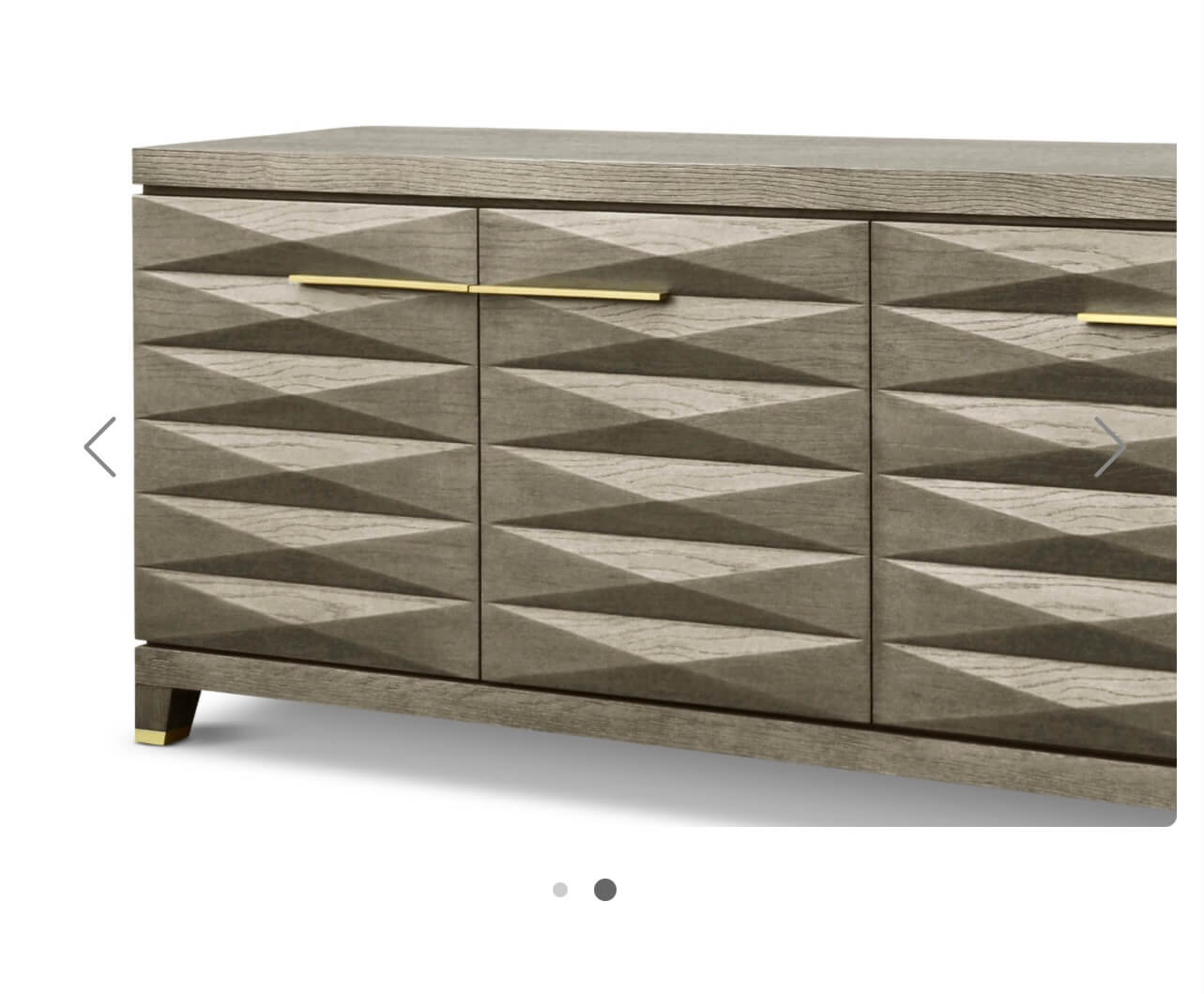 Textured Geometric Design Sideboard