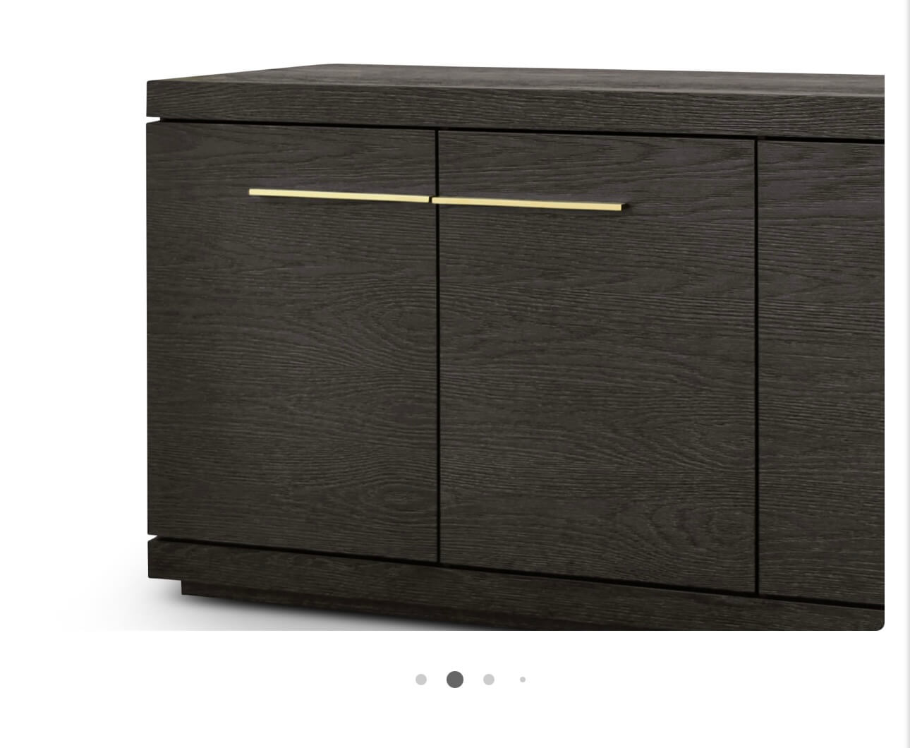 Contemporary Brown Oak Veneered Sideboard