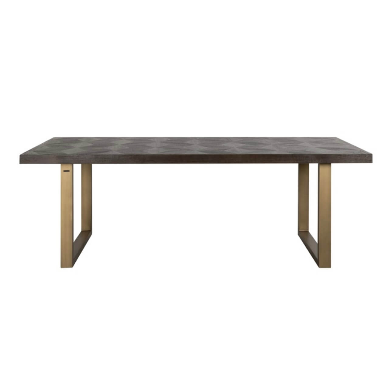 Dark Brown Diamond Top Dining Table