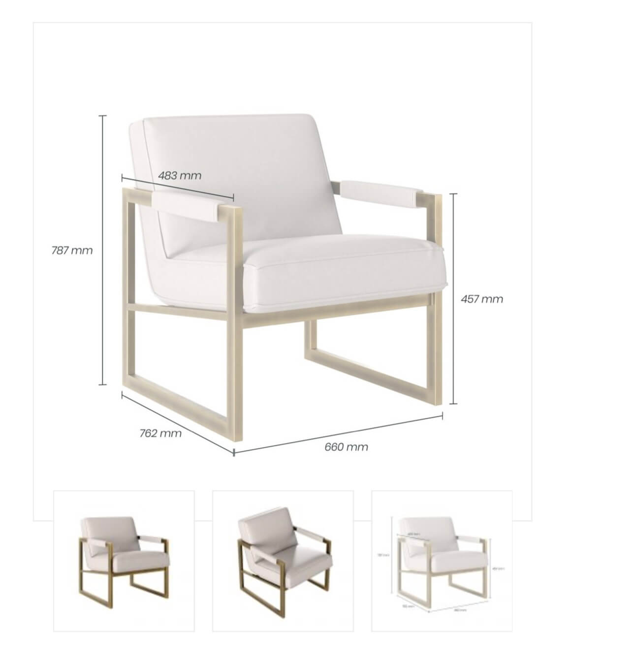 Clay Chenille Occasional Chair