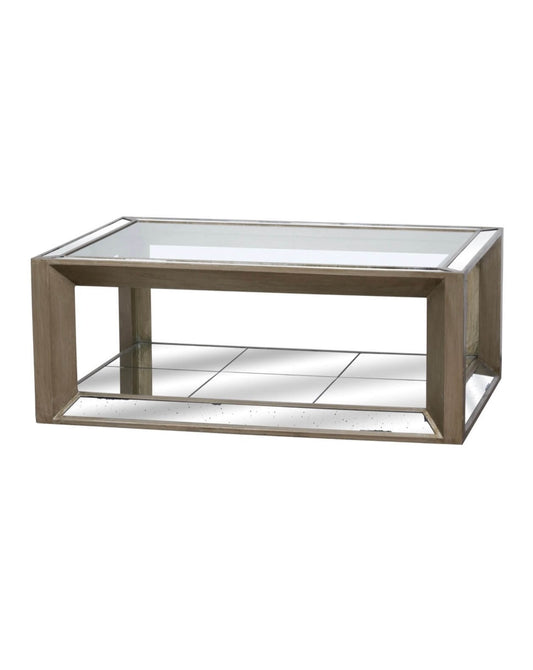 Large Mirrored Coffee Table